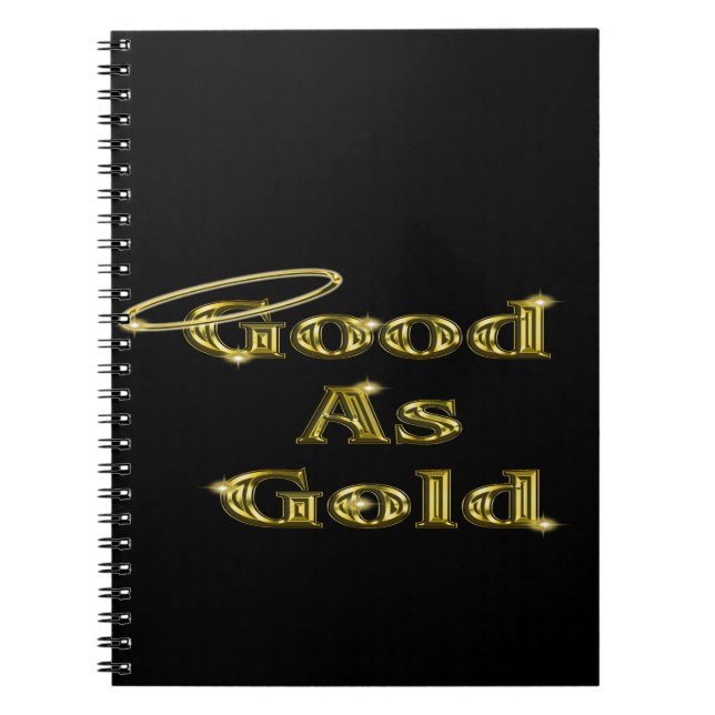 Bra som Guld Anteckningsbok Med Spiral (Framsidan)