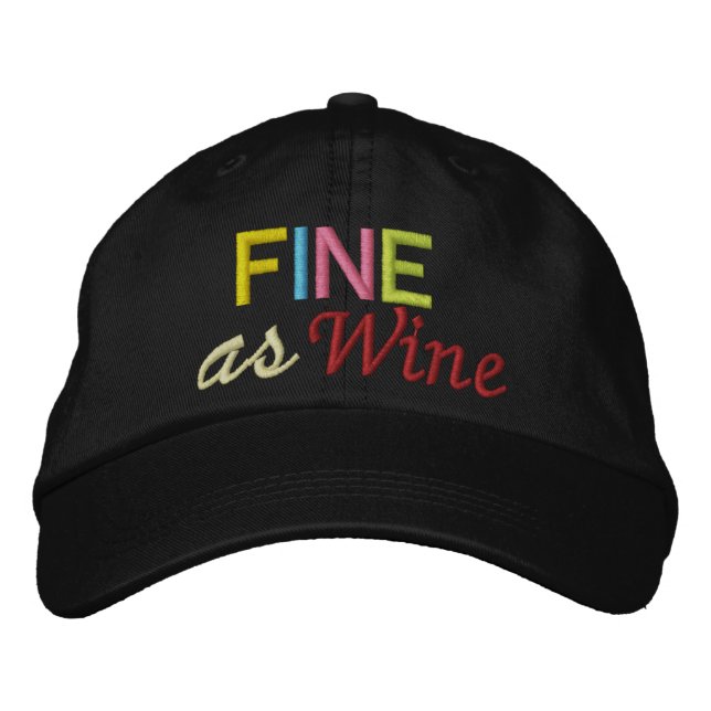 Bra som Vin av SRF Broderad Keps (Framsida)