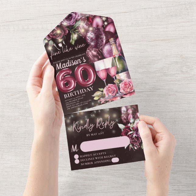 Bra som Vin Luxury 60:e födelsedag Osa (Tearaway)