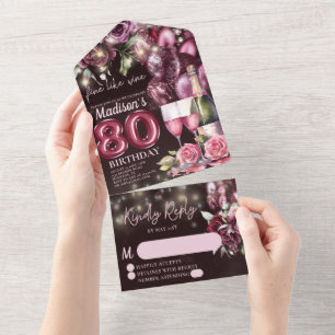 Bra som Vin Luxury 80 Birthday Osa