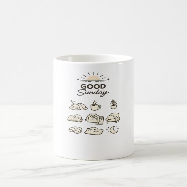 BRA SÖNDAG | Mysig Långsam Livsstil Design | LUNIO Kaffemugg (Center)