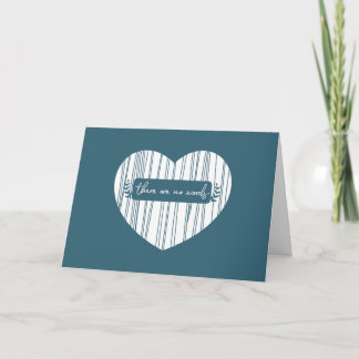 Bra sorgBoutique: Inget ordsympatikort Kort