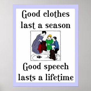 Bra Tal Bra Clothes School Say Poster
