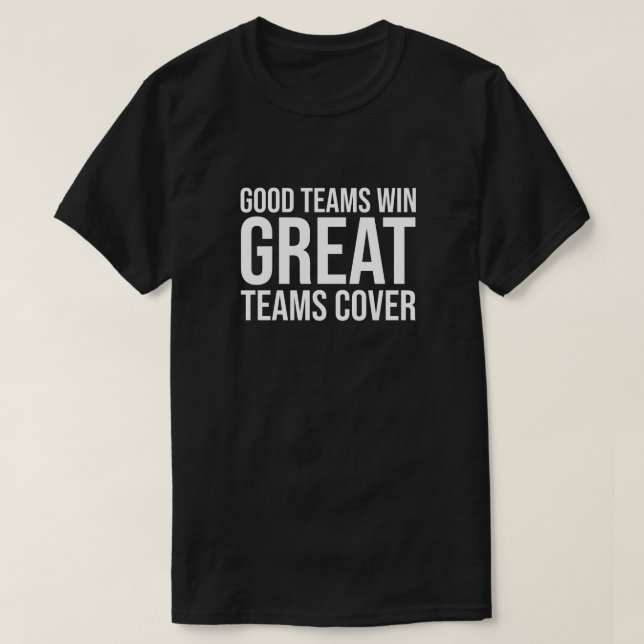 Bra Teams Win Underbar Team Cover T Shirt (Design framsida)