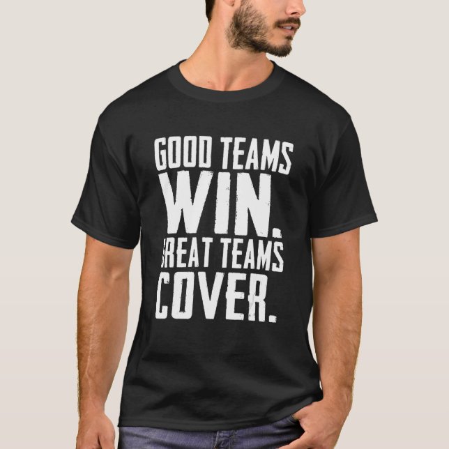 Bra Teams Win Underbar Teams omfattar Underbara te T Shirt (Framsida)