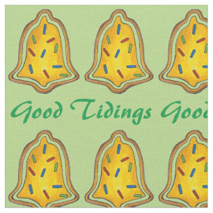 Bra Tidings Bell julsocker Cookie Helgdag Tyg
