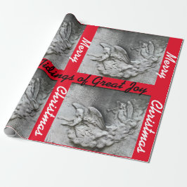 Bra Tidings Underbar Joy God jul Angel Papper Presentpapper