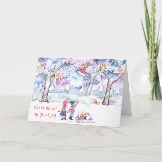 Bra tidningar av underbar glädje helgkort (Framsida)