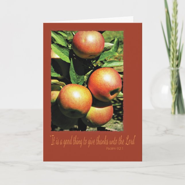 Bra till Ge tack vare Lord Thanksgiving Card Helgkort (Framsida)