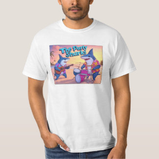 Bra Time Band för Party-hajar T Shirt
