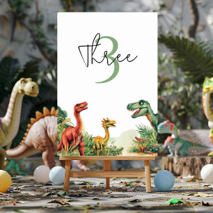 Bra Time Dinosaur Party Bordsnummer