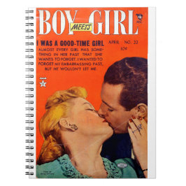 Bra Time Girl - Romantik Tecknad Bok - Retro Teckn Anteckningsbok