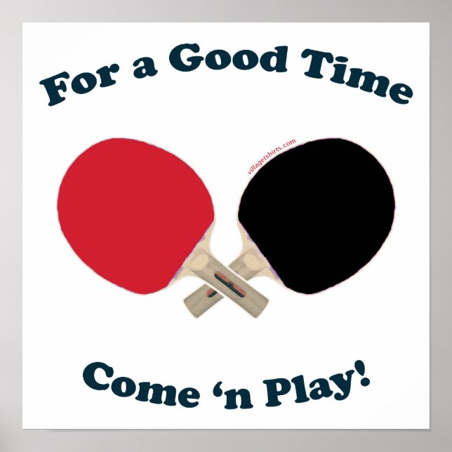 Bra Time Ping Pong Poster (Framsidan)