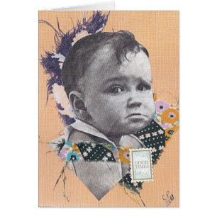 Bra Times Baby Collage Hälsningskort