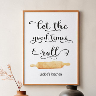 Bra Times Black White Typography Poster