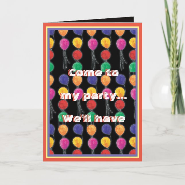 Bra Times för ballongförbränning Kort (Framsida)