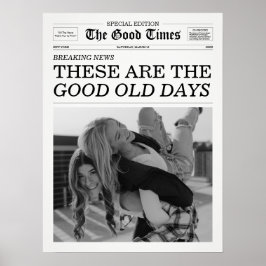 Bra Times Newspaper Bra Old Days Poster