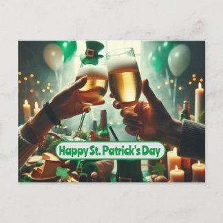 Bra Times och Lycka till på St. Patrick's Day Vykort