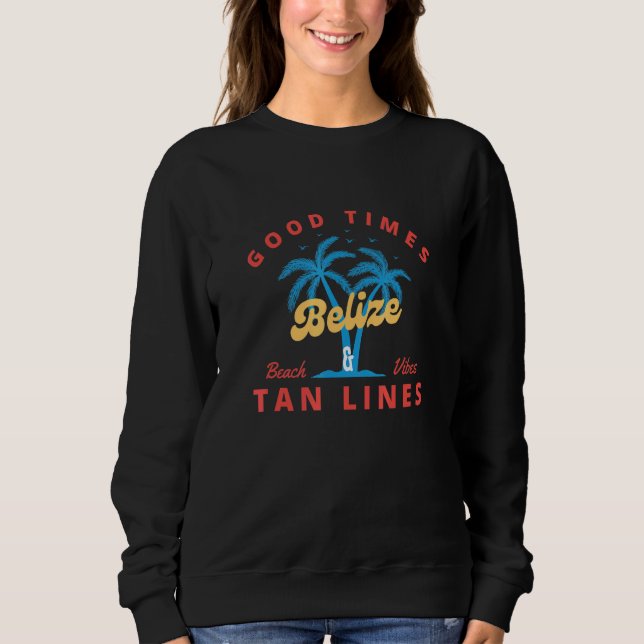 Bra Times och Tan Linjer Belize T Shirt (Framsida)