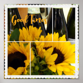 Bra Times Sunblommor Poster
