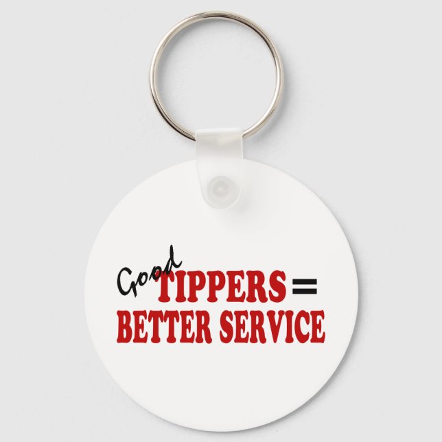 Bra Tippers= Bättre service Nyckelring (Framsida)