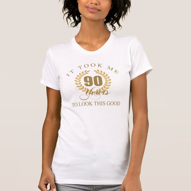 Bra Tittar 90:e födelsedag T-shirt (Framsida)