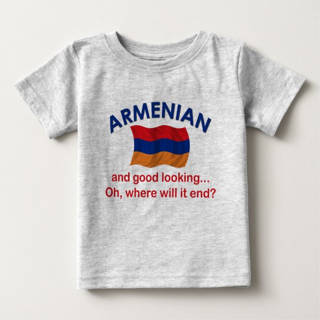 Bra tittar armeniskt spädbarn T Tee Shirt (Framsida)