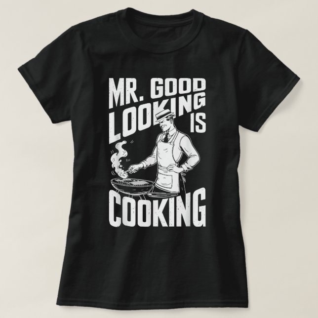 Bra Tittar att koka BQ Chefs T Shirt (Design framsida)