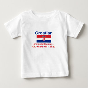 Bra tittar kroatisk begynna T-tröja T Shirt