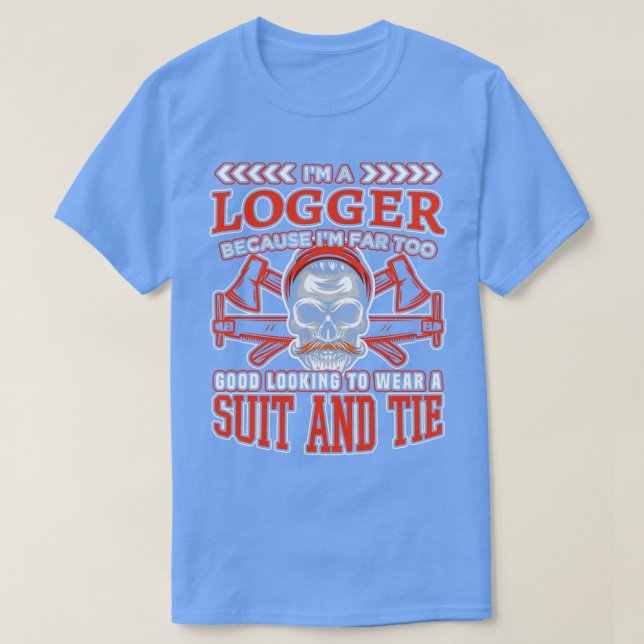 Bra Tittar Logger Funny Gift T Shirt (Design framsida)