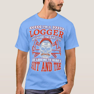 Bra Tittar Logger Funny Gift T Shirt