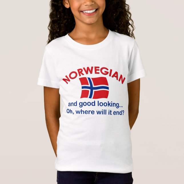 Bra tittar norrman t-shirt (Framsida)