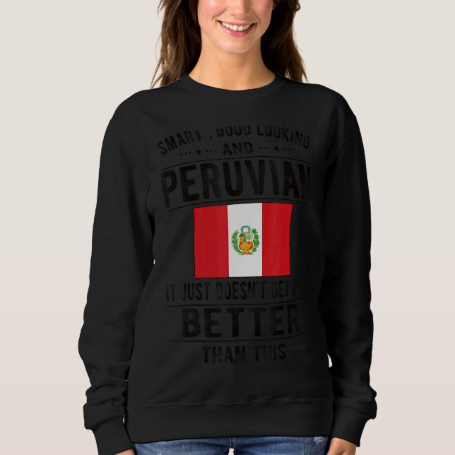 Bra Tittar peruanska Flagga Peruanska rötter T Shirt (Framsida)