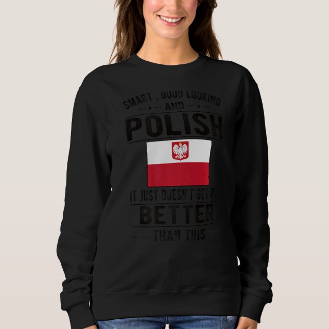Bra Tittar polsk Flagga Polen polska rötter T Shirt (Framsida)