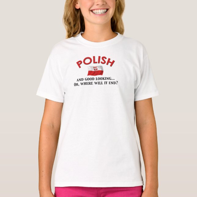 Bra Tittar polska Tee Shirt (Framsida)