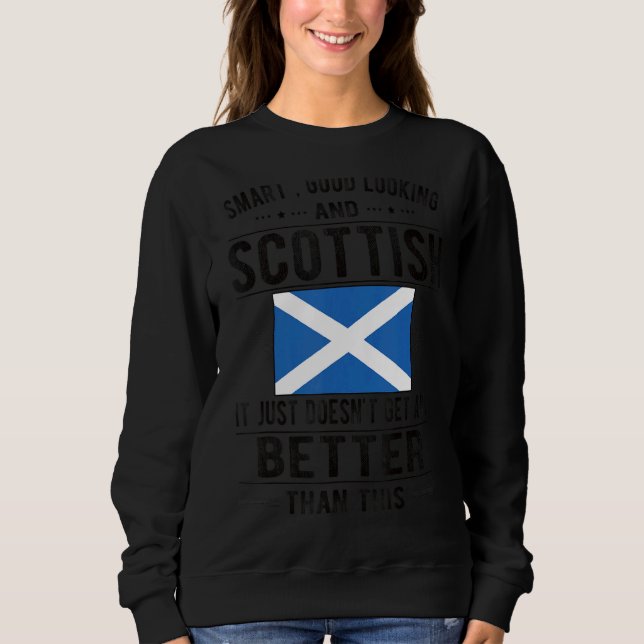 Bra Tittar Scottish Flagga Scottish Roots T Shirt (Framsida)