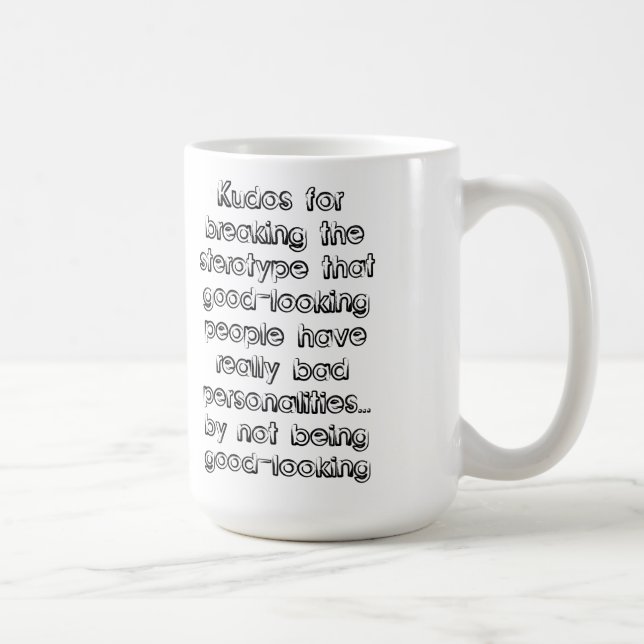 Bra-Tittar stereotyp Funny Mug Kaffemugg (Höger)
