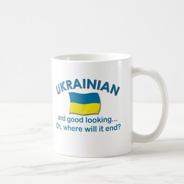 Bra tittar ukrainare kaffemugg (Höger)
