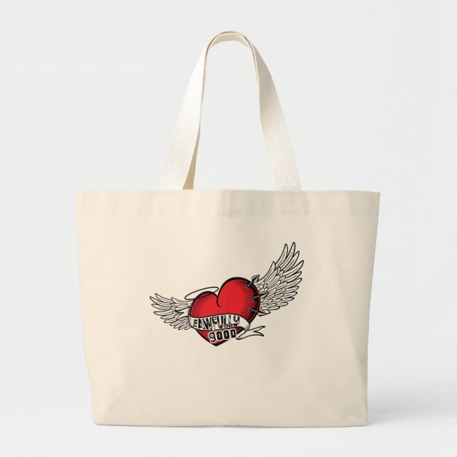 Bra Tote Bag - Cream Jumbo Tygkasse (Framsidan)