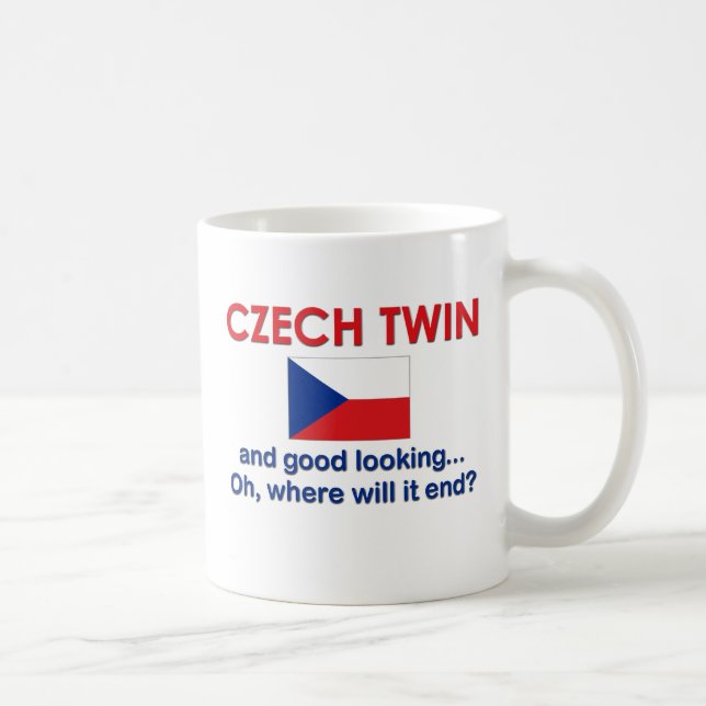 Bra tvilling- tittar tjeck kaffemugg (Höger)