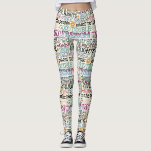 bra typografi leggings