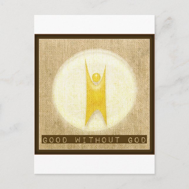 Bra utan Gud Vykort (Framsida)