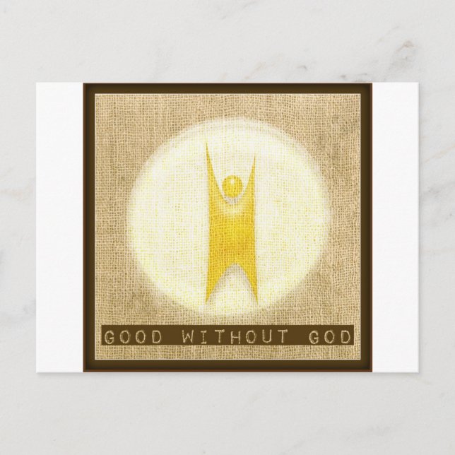 Bra Utan Gud Vykort (Framsida)