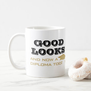 Bra utseende och nu även examen Roligt examensfira Kaffemugg