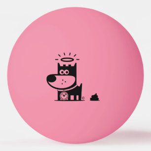 BRA VALPPingPong boll. SHH… HÄNDER DEN. Svart Pingisboll