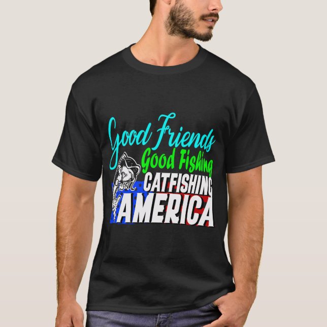 Bra vän bra fiske t shirt (Framsida)