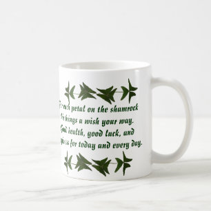 Bra vård- irländsk välsignelsemugg kaffemugg