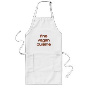 Bra Vegan-Cuisine Långt Förkläde