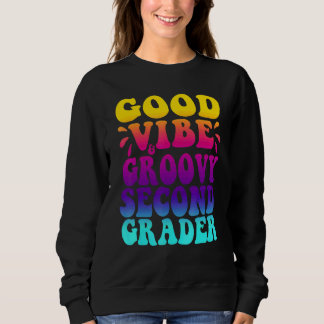 Bra Vibe & Groovy Elev I Årskurs 2, Första Skoldag T Shirt