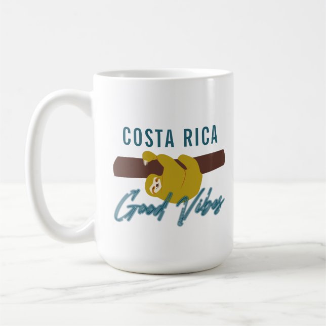 Bra Vibes Costa Rica Sloth Kaffemugg (Vänster)